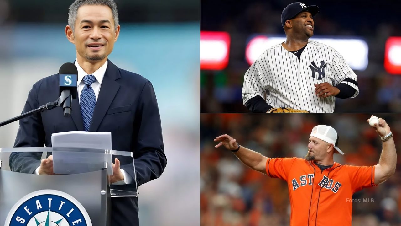 Ichiro Suzuki, C.C Sabathia y Billy Wagner