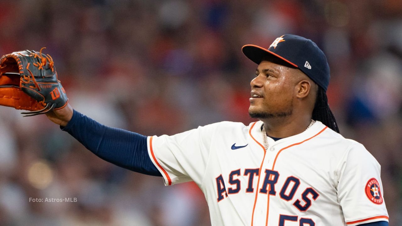 Framber Valdez con Houston Aastros