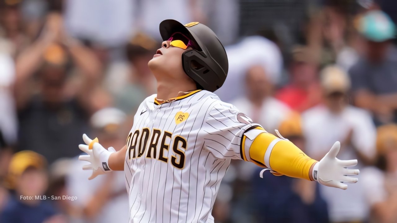 Ha-Seong Kim celebra un cuadrangular con San Diego Padres