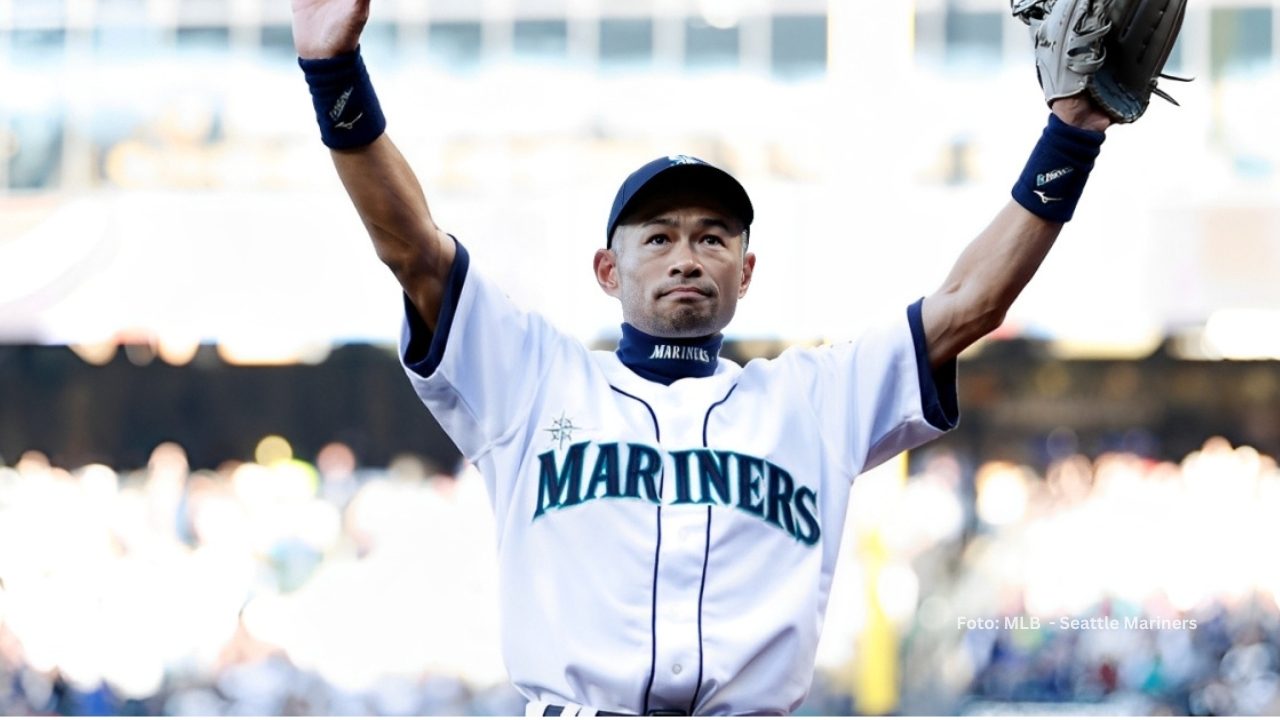 Ichiro Suzuki con el conjunto de Seattle Mariners