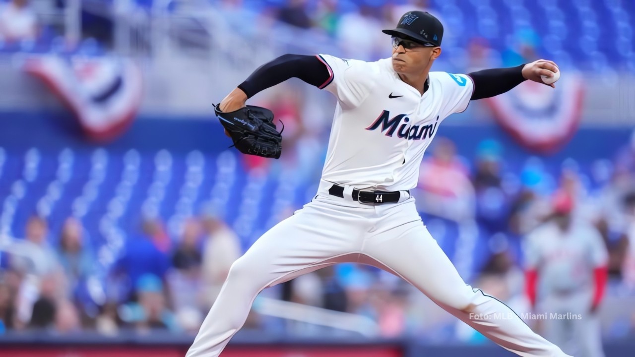 Jesús Luzardo con Miami Marlins