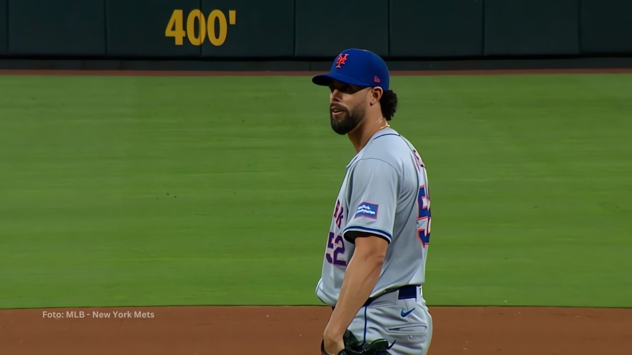 Jorge López con el conjunto de New York Mets