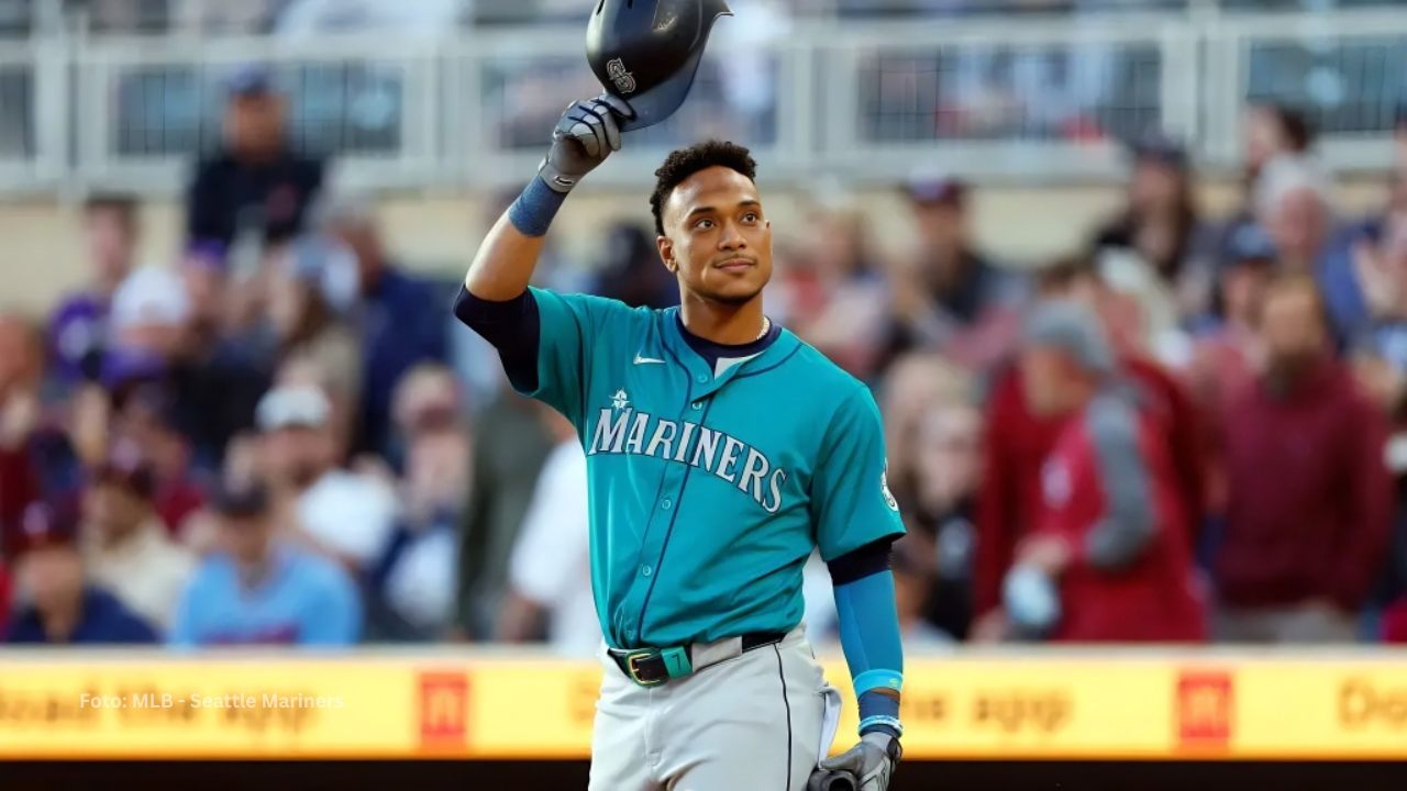 Jorge Polanco en un juego con Seattle Mariners