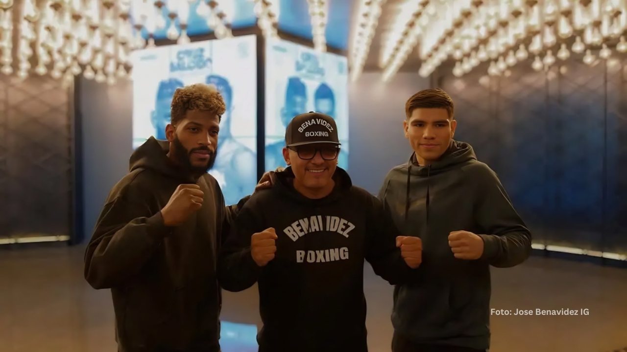 Andy Cruz, José Benavidez padre y Omar Salcido