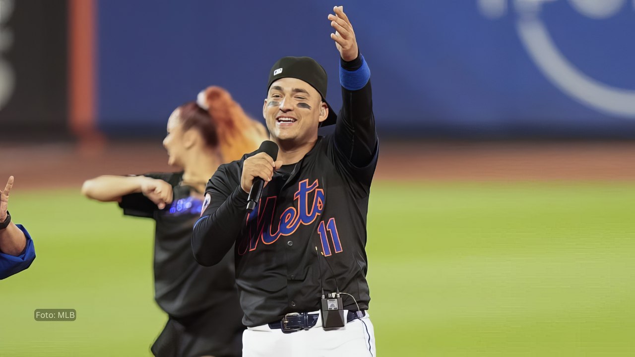 Jose Iglesias celebrando con New York Mets