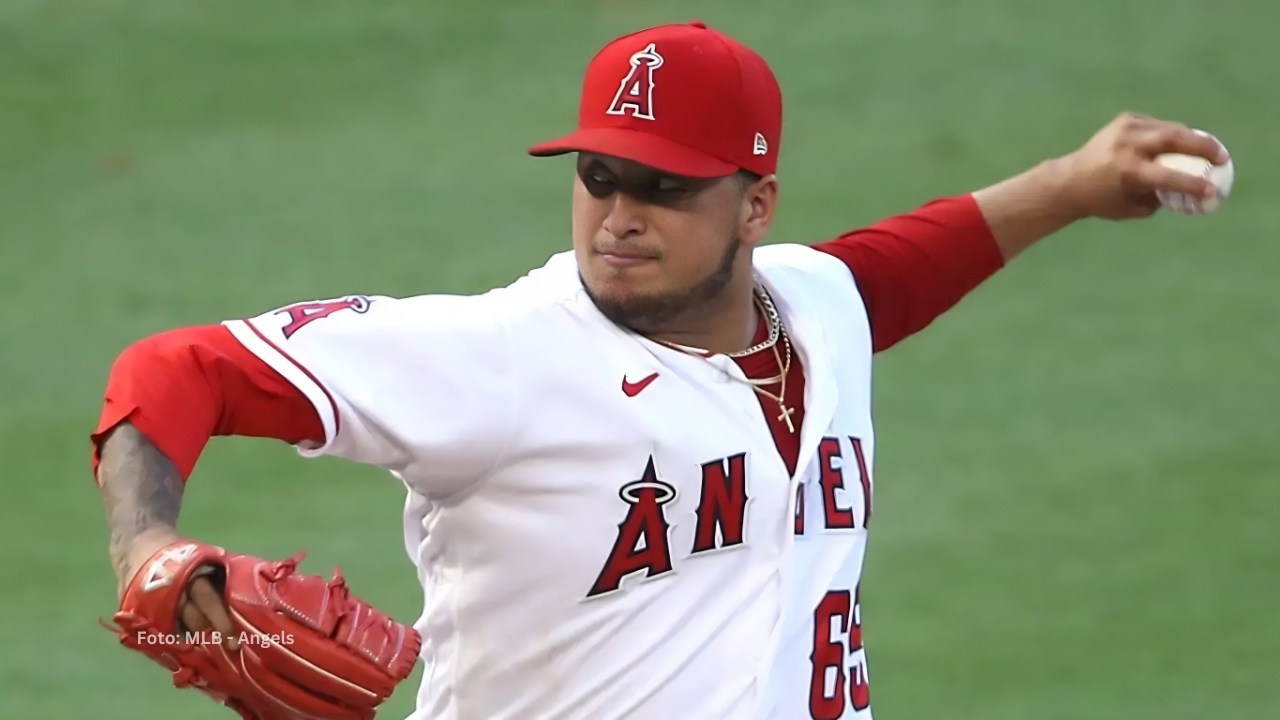 Jose Quijada con Los Angeles Angels