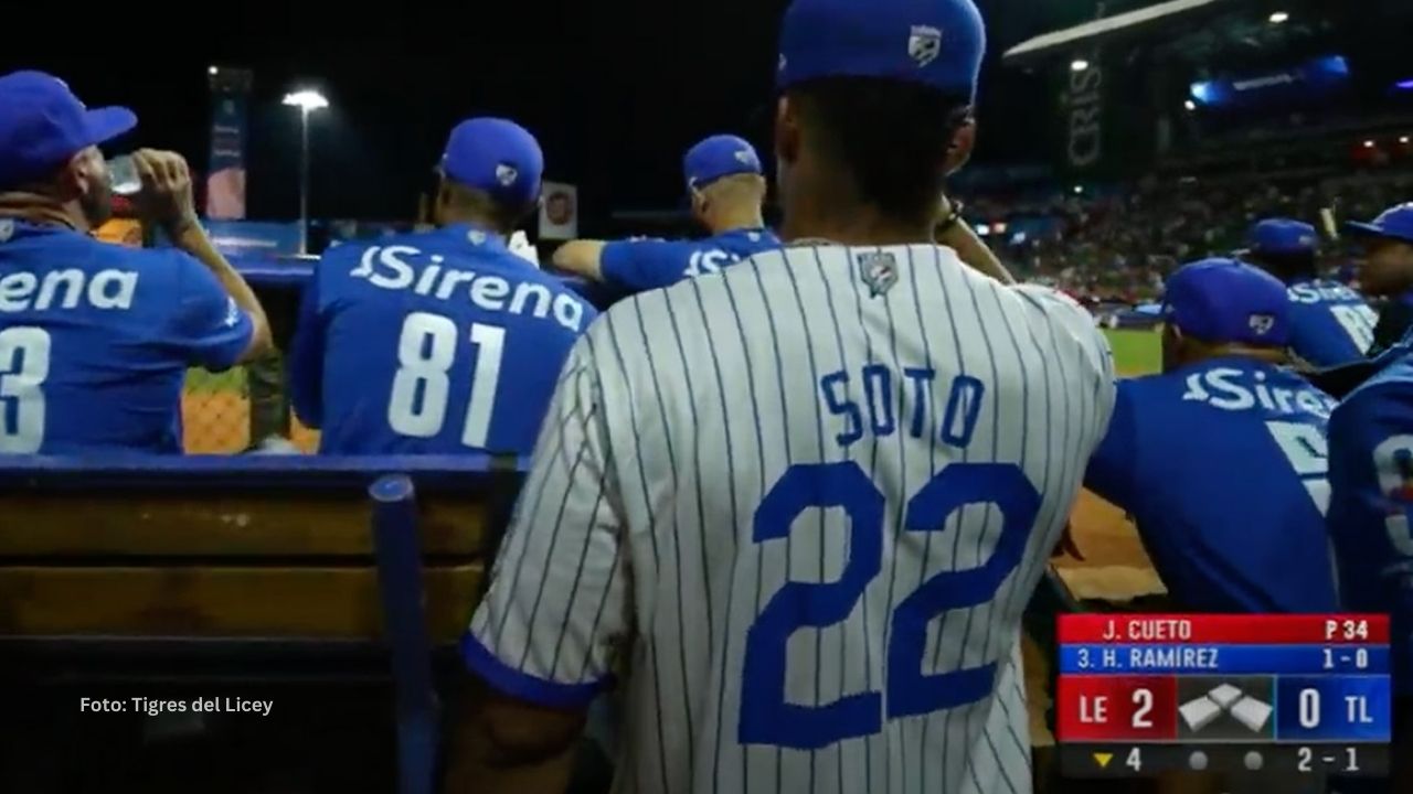 Juan Soto se presenta con Licey en Juego 7 de la Final LIDOM