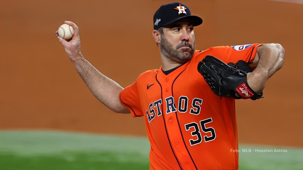 Justin Verlander como abridor en un juego de Houston Astros