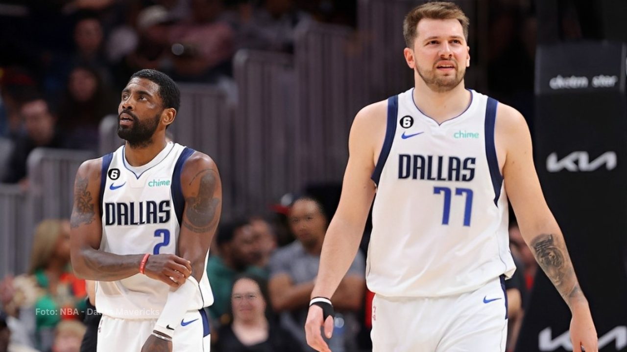 Kyrie Irving y Luka Doncic con Dallas Mavericks