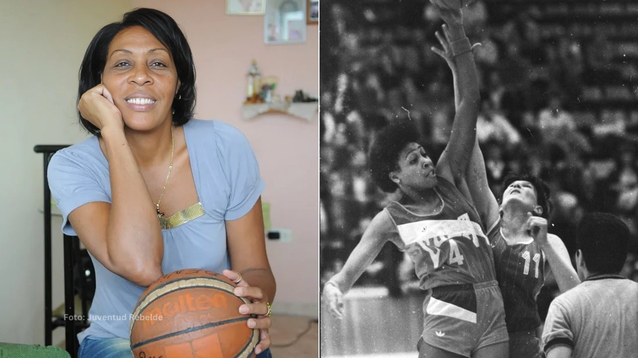 Leonor Borrell en su casa y jugando baloncesto