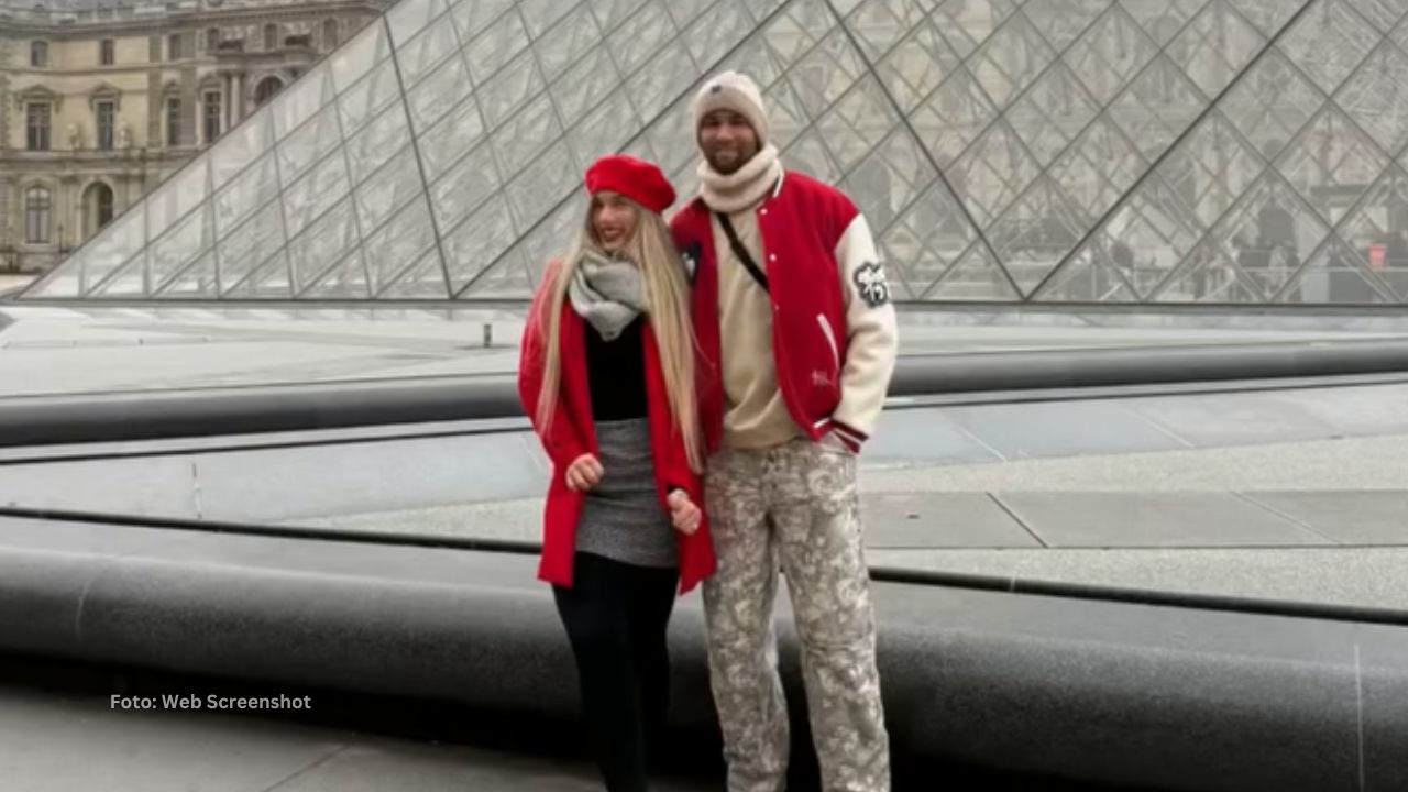 Lourdes Gurriel Jr. y su esposa protagonizan escapada romántica a París