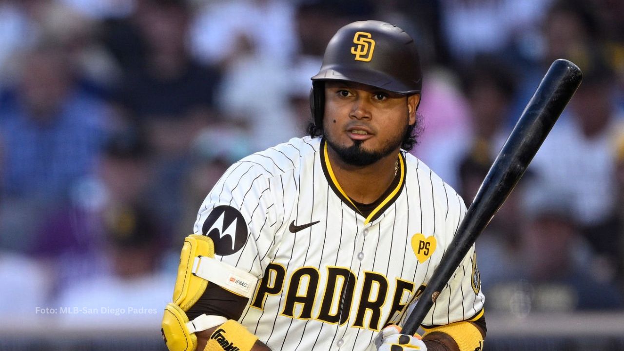 Luis Arraez con San Diego Padres