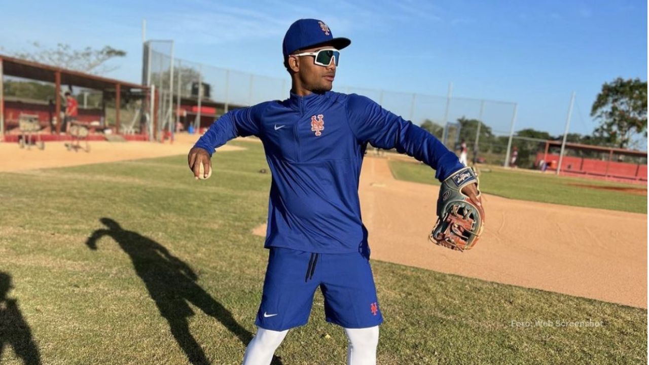 Elian Peña con New York Mets