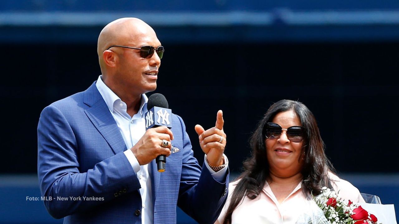 Mariano Rivera y su esposa