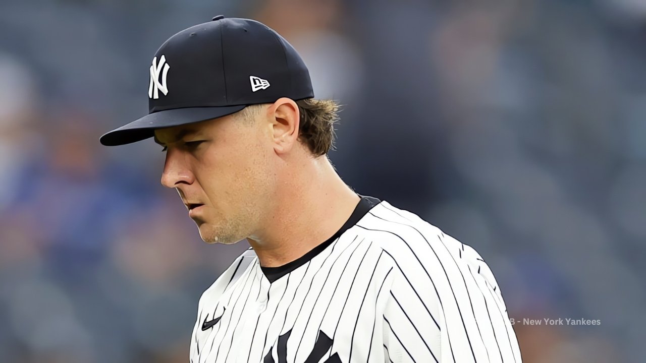 Mark Leiter Jr. en un juego de New York Yankees