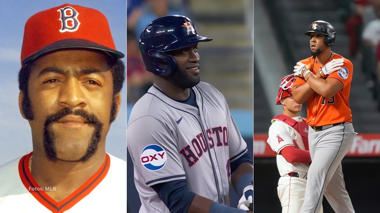 Luis Tiant, Yordan Alvarez y Jose Abreu