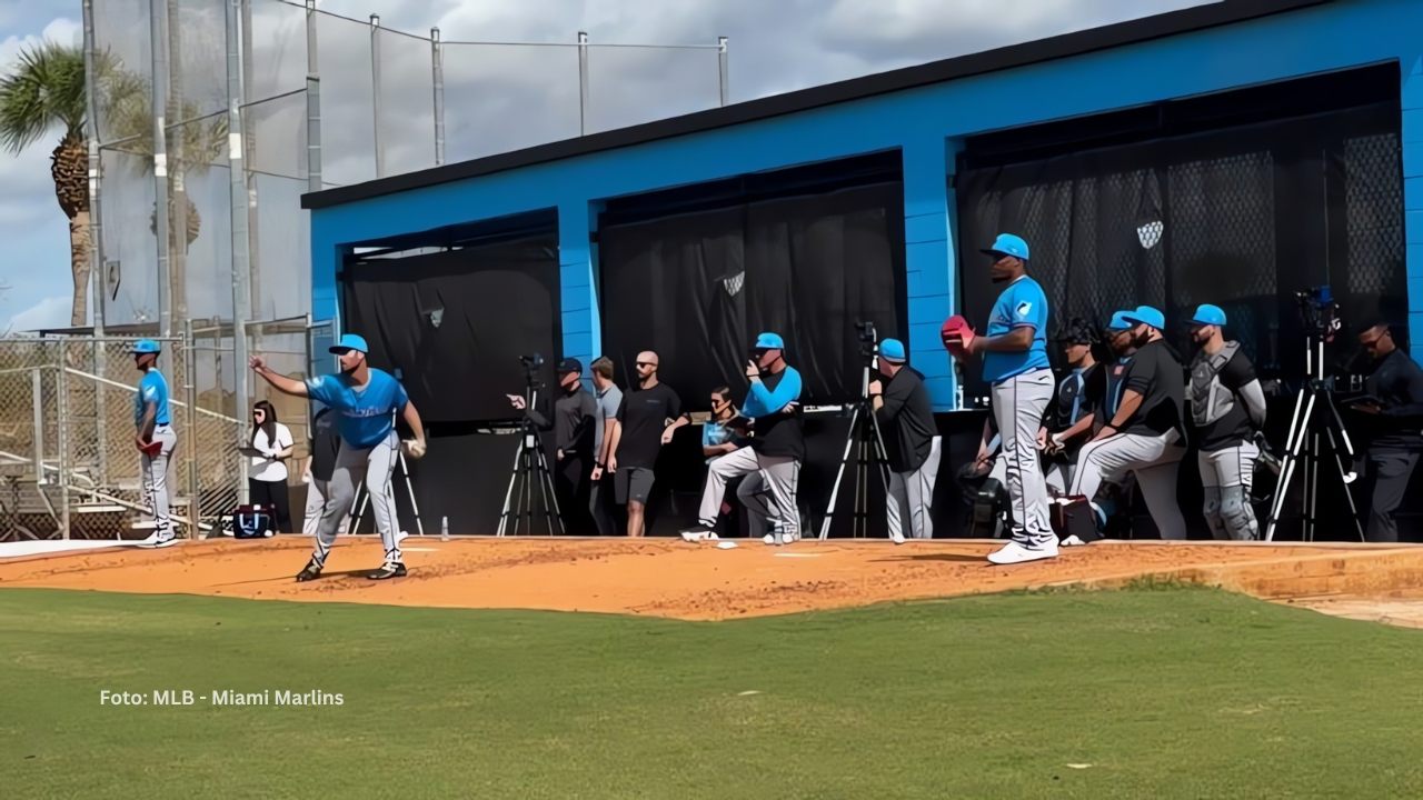 Jugadores de Miami Marlins en el Spring Training