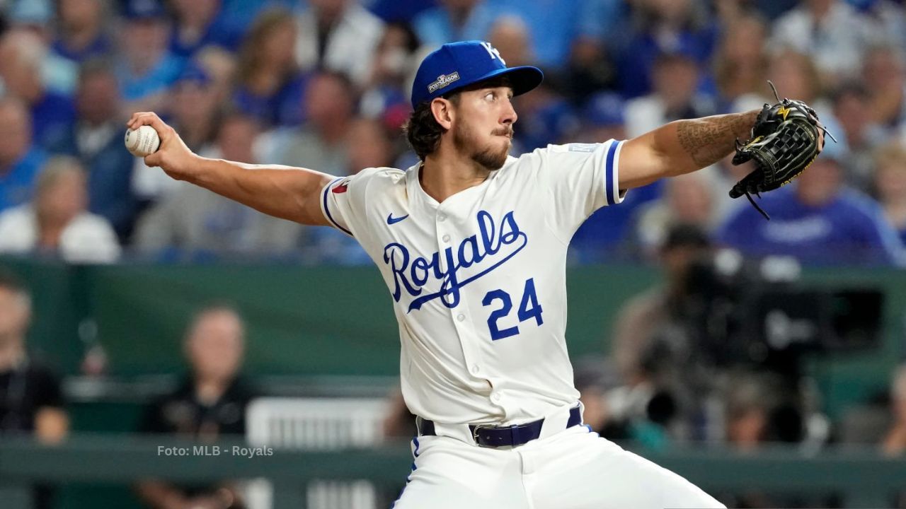 Michael Lorenzen con Kansas City Royals.