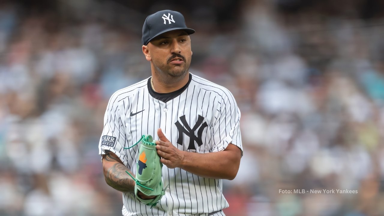 Nestor Cortes en un juego con New York Yankees