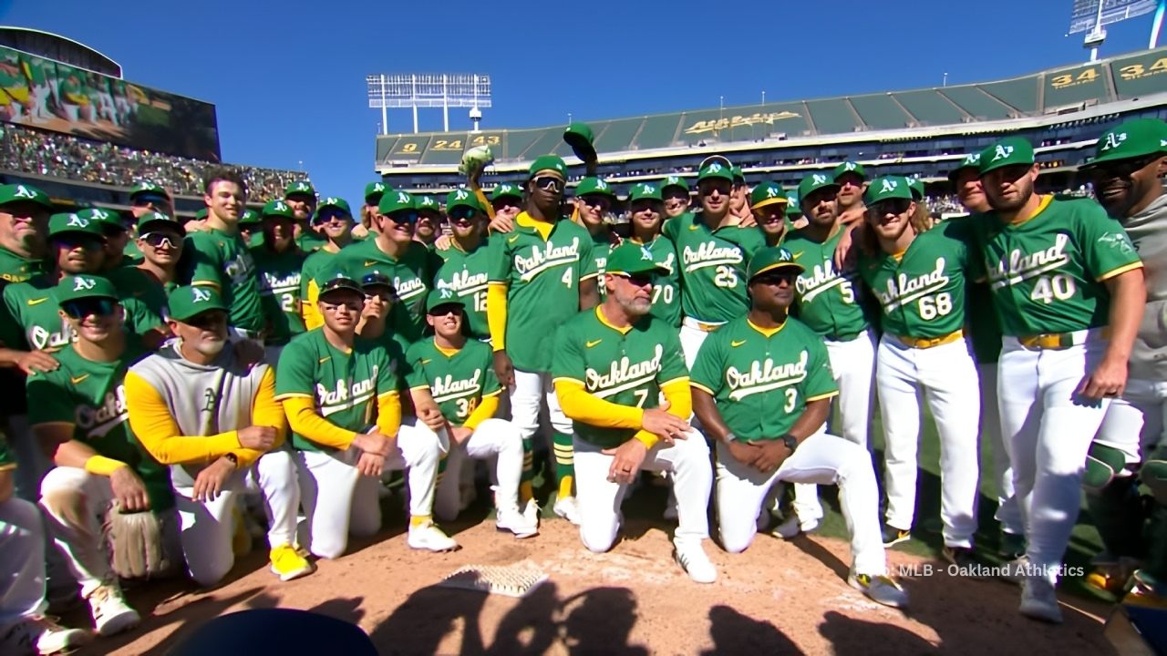 Jugadores de Oakland Athletics