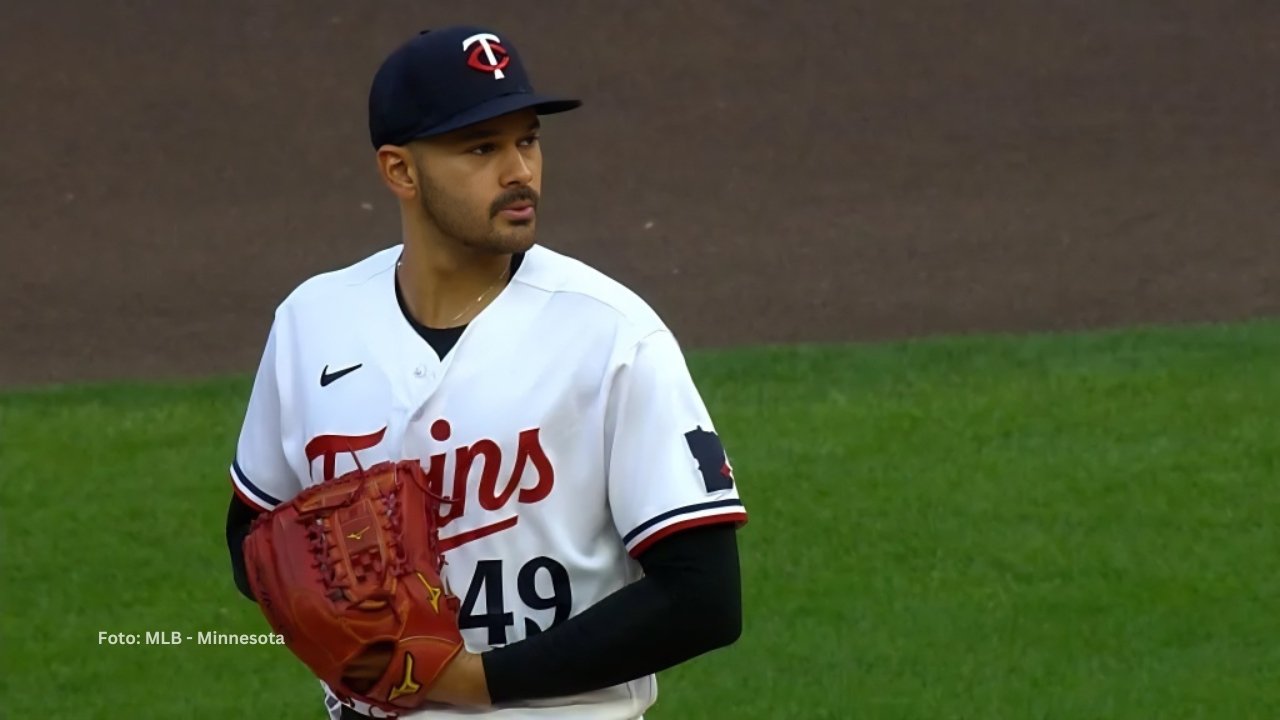 Pablo López en la lomita con Minnesota Twins