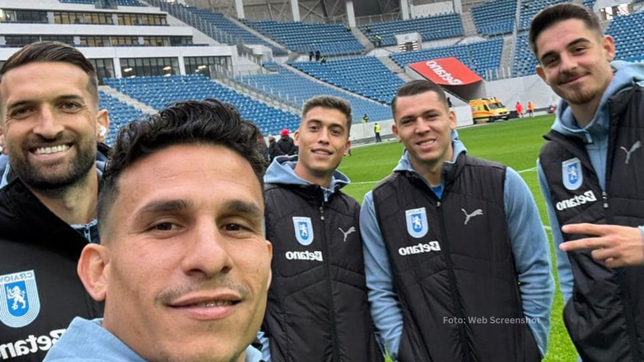 Luis Javier Paradela en el campo de juego