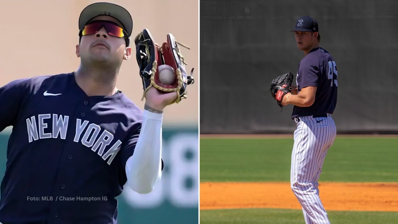 Los prospectos de New York Yankees Everson Pereira y Chase Hampton