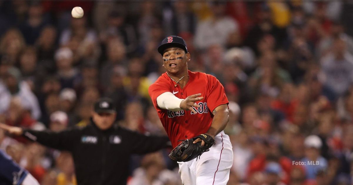 Rafael Devers con Boston Red Sox