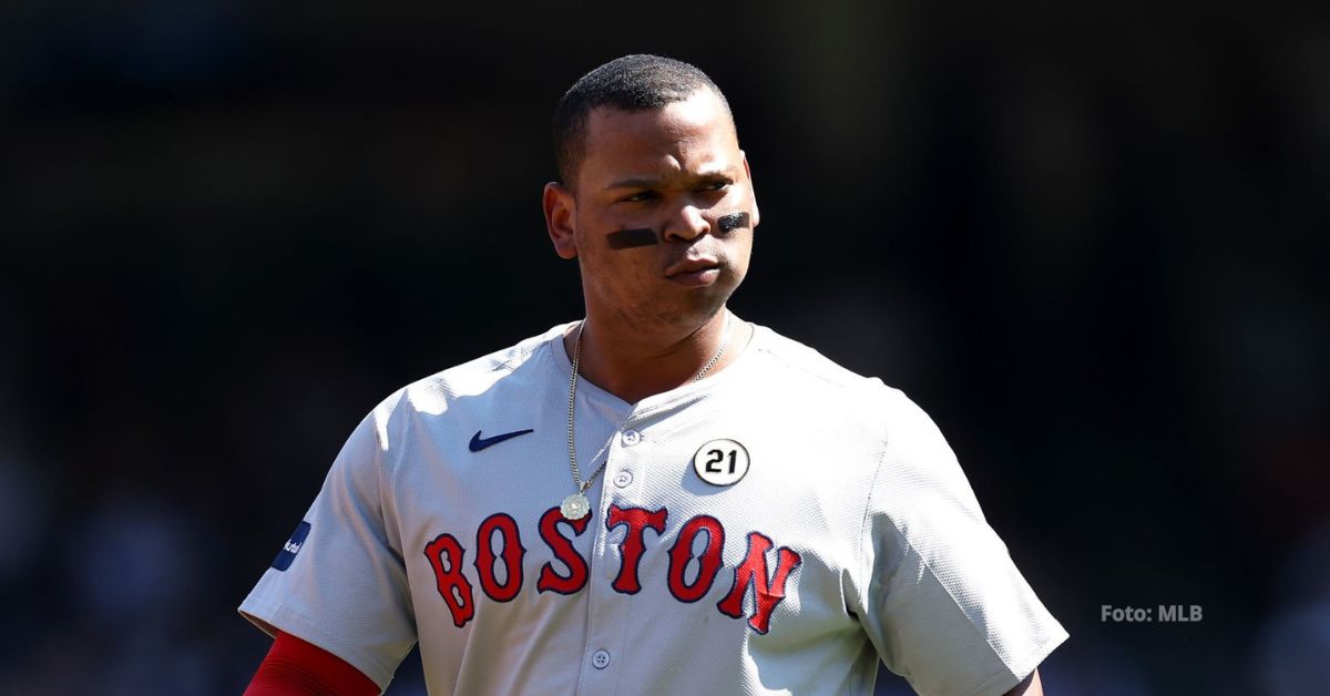 Rafael Devers con Boston Red Sox