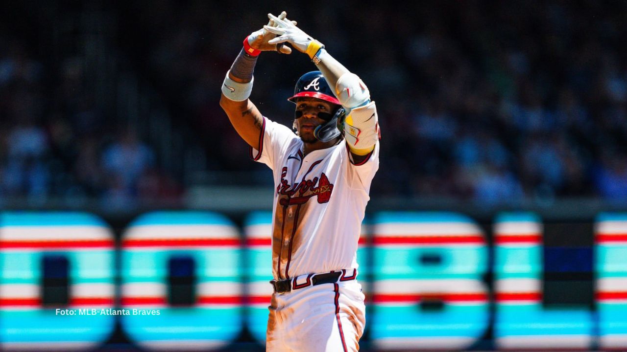 Ronald Acuña Jr. con Atlanta Braves