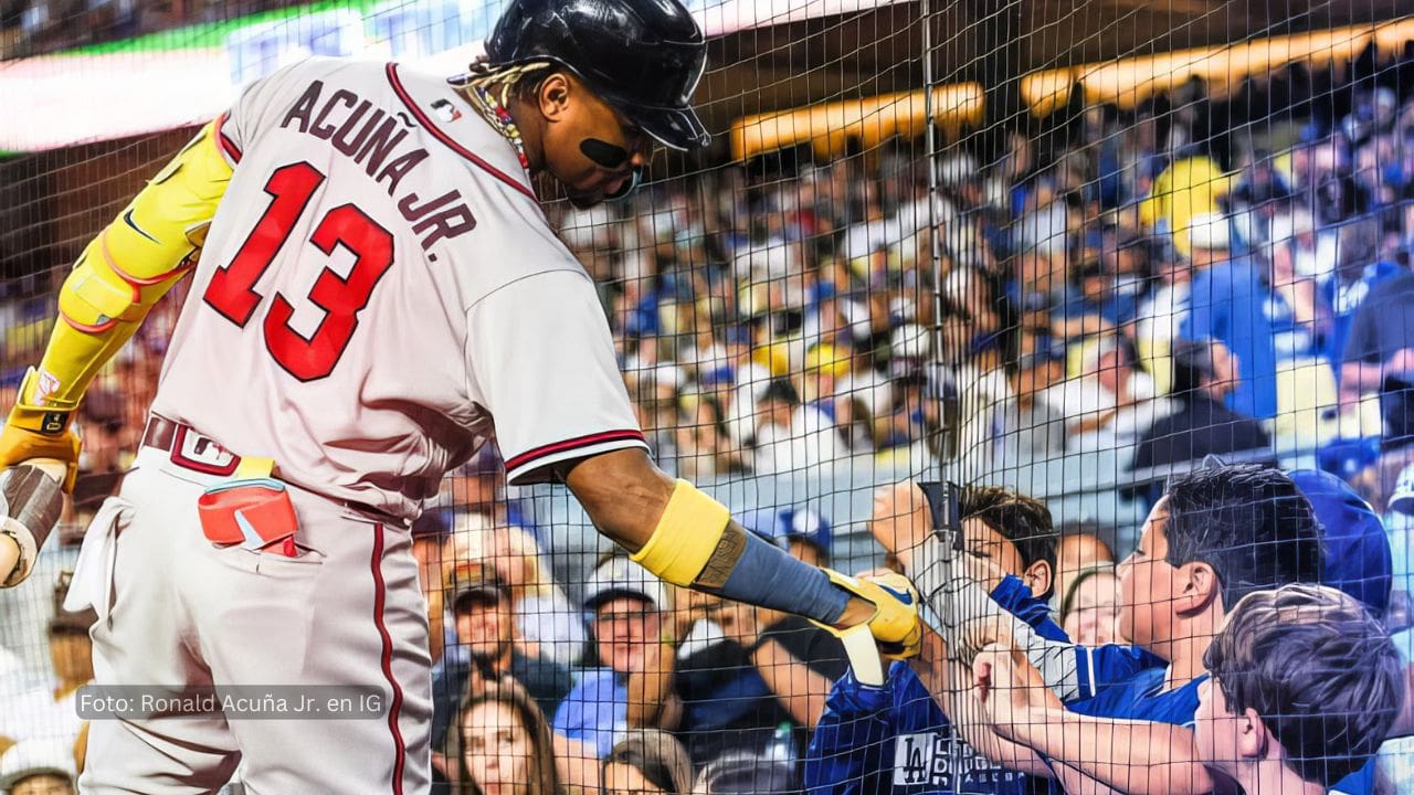 Ronald Acuña Jr. con Atlanta Braves