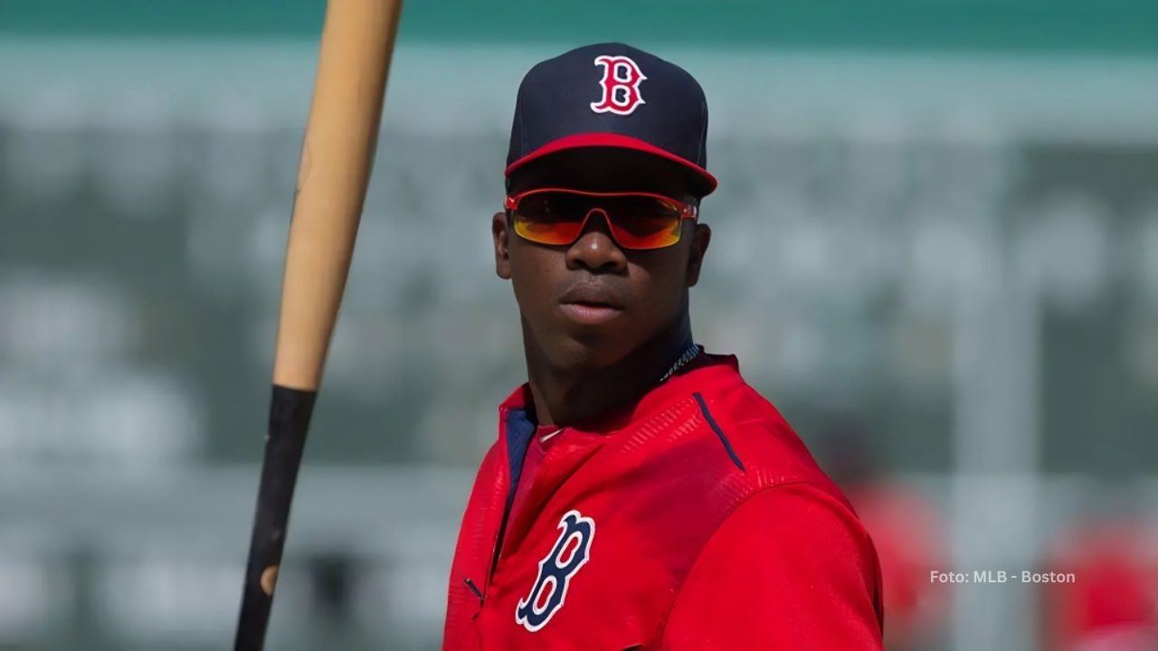 Rusney Castillo con Boston Red Sox