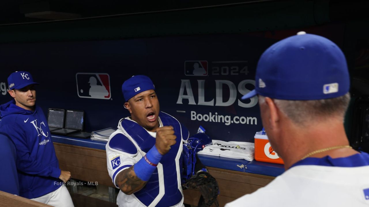 Salvador Pérez con Kansas City Royals.