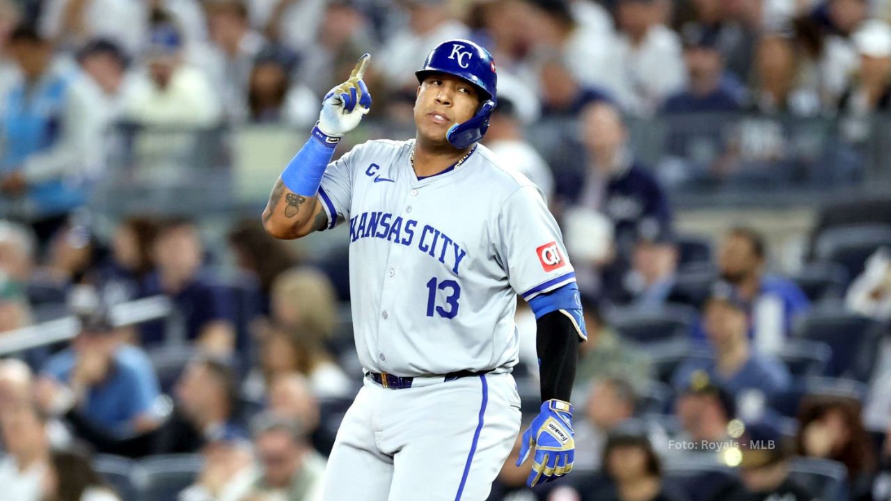 Salvador Pérez con Kansas City Royals.