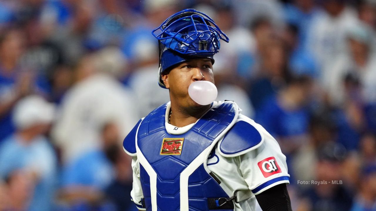 Salvador Pérez con Kansas City Royals.