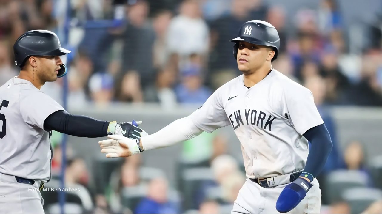 Gleyber Torres y Juan Soto con New York Yankees