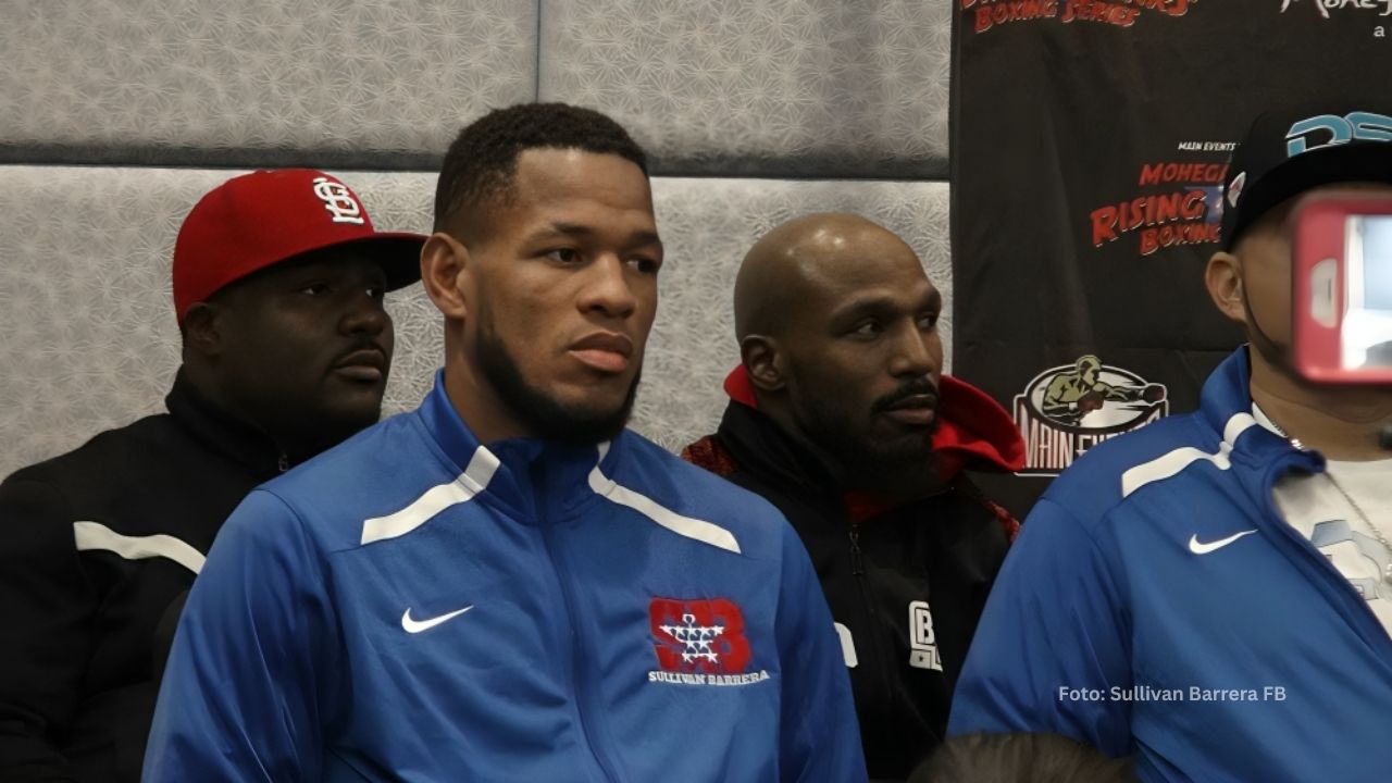 Sullivan Barrera en un evento de Boxeo