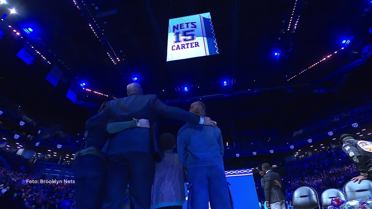 Vince Carter junto a su familia