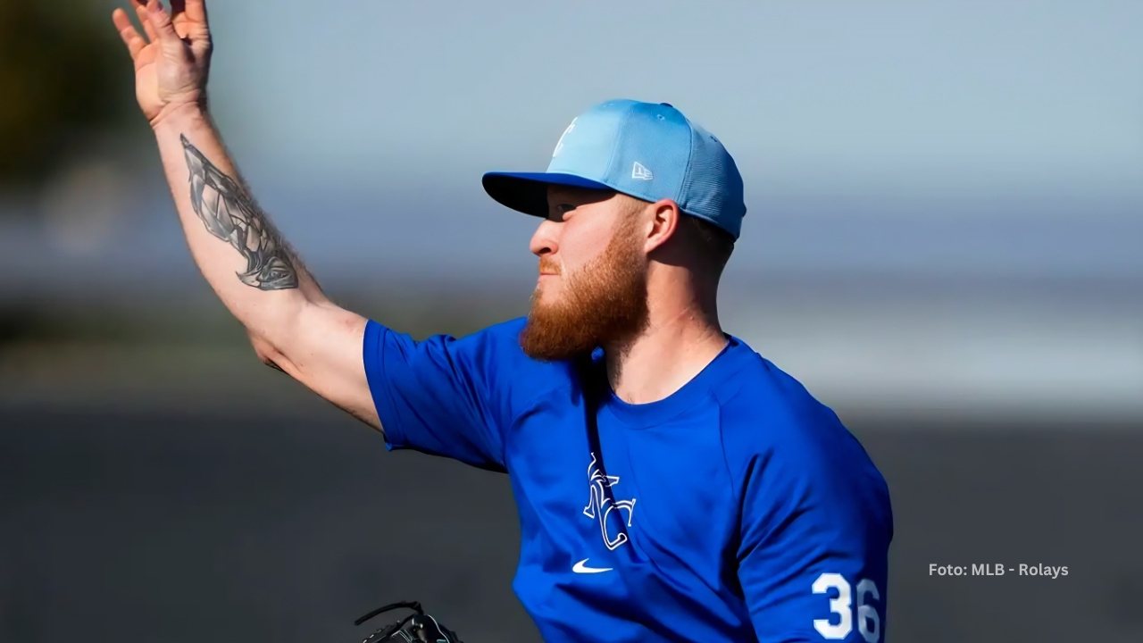 Will Klein con el equipo de Kansas City Royals