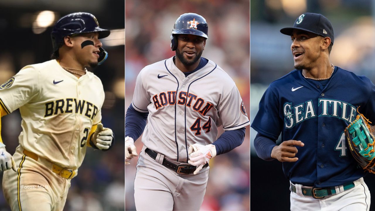 Williams Contreras, Yordan Alvarez y Julio Rodríguez