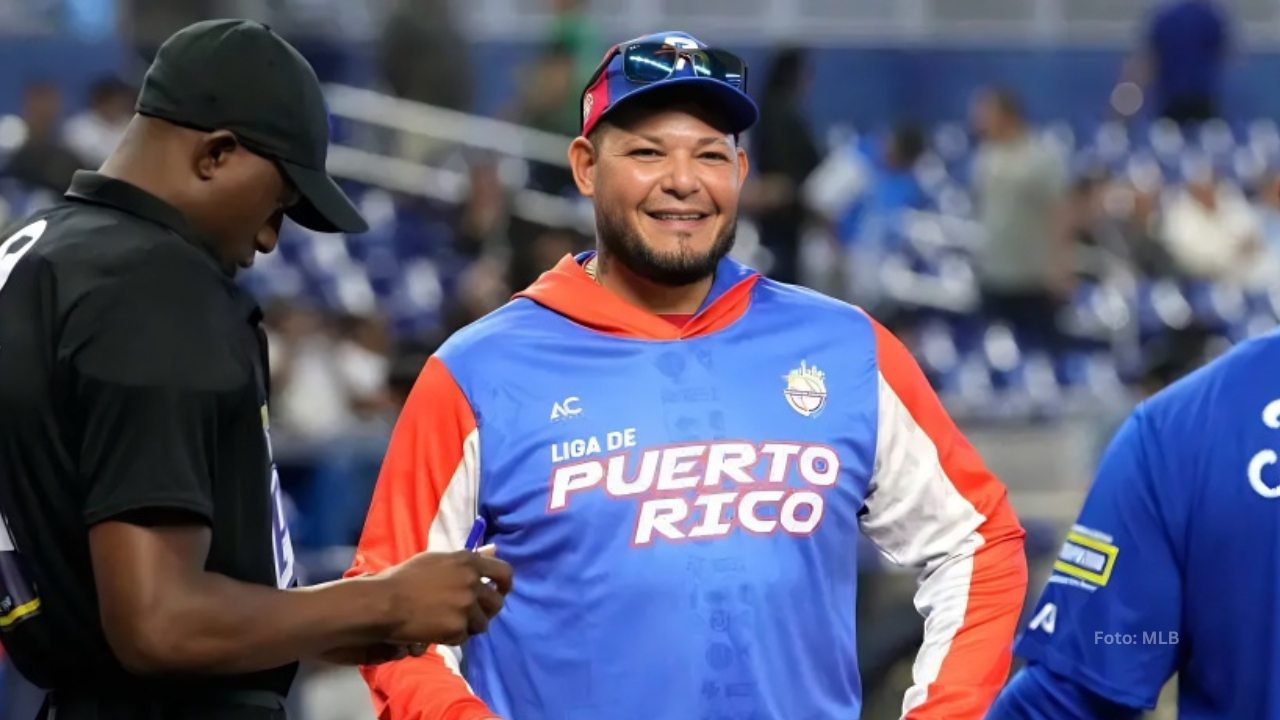 Yadier Molina como manager en la Serie del Caribe