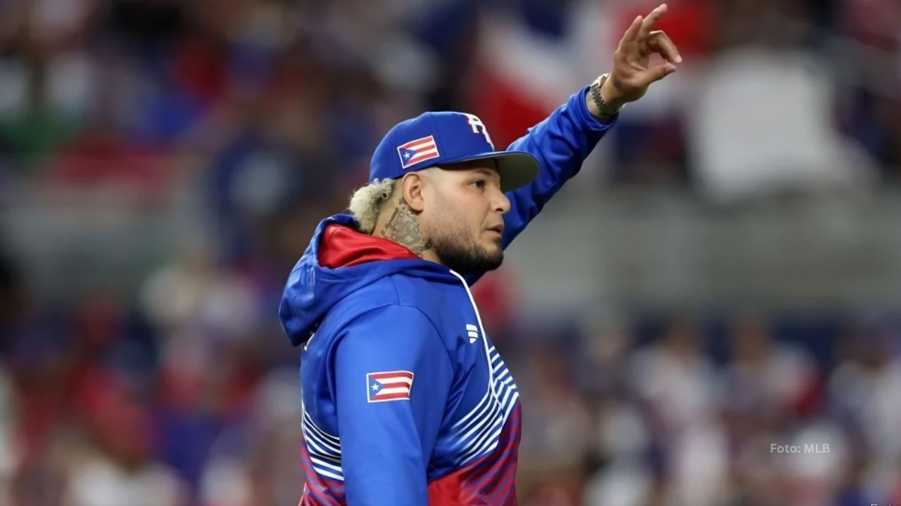 Yadier Molina como manager del conjunto de Puerto Rico en el Clásico Mundial