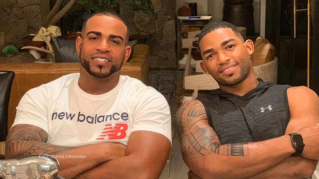 Yoenis Céspedes y Yoelquis Céspedes