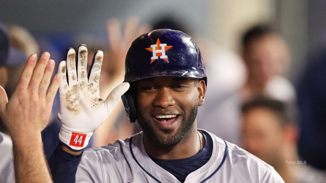 Yordan Alvarez con Houston Astros