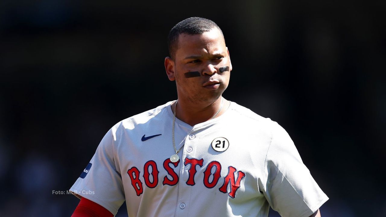 Rafael Devers con Boston