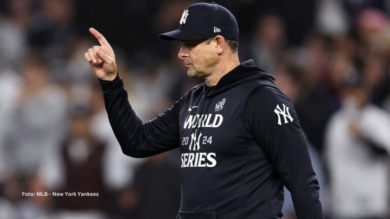 Aaron Boone en un juego con New York Yankees