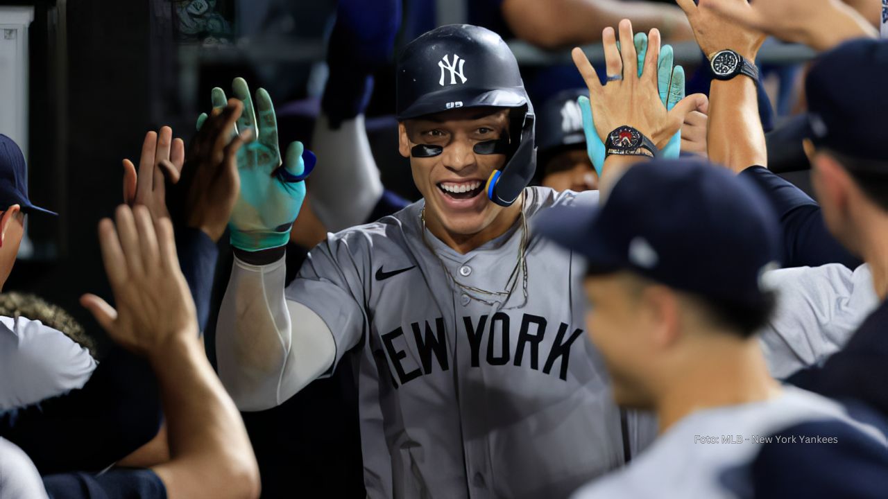 Aaron Judge es Top 3 histórico de Yankees, junto a Babe Ruth y Lou Gehrig