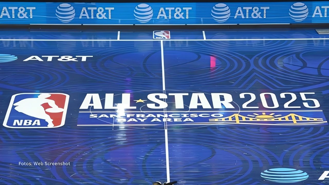 Tabloncillo del Chase Center para el All Star Game