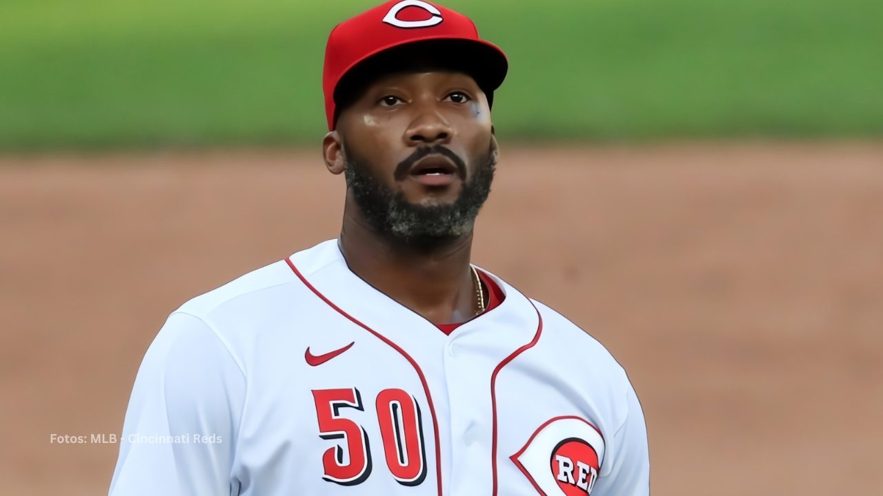 Amir Garrett con Cincinnati Reds