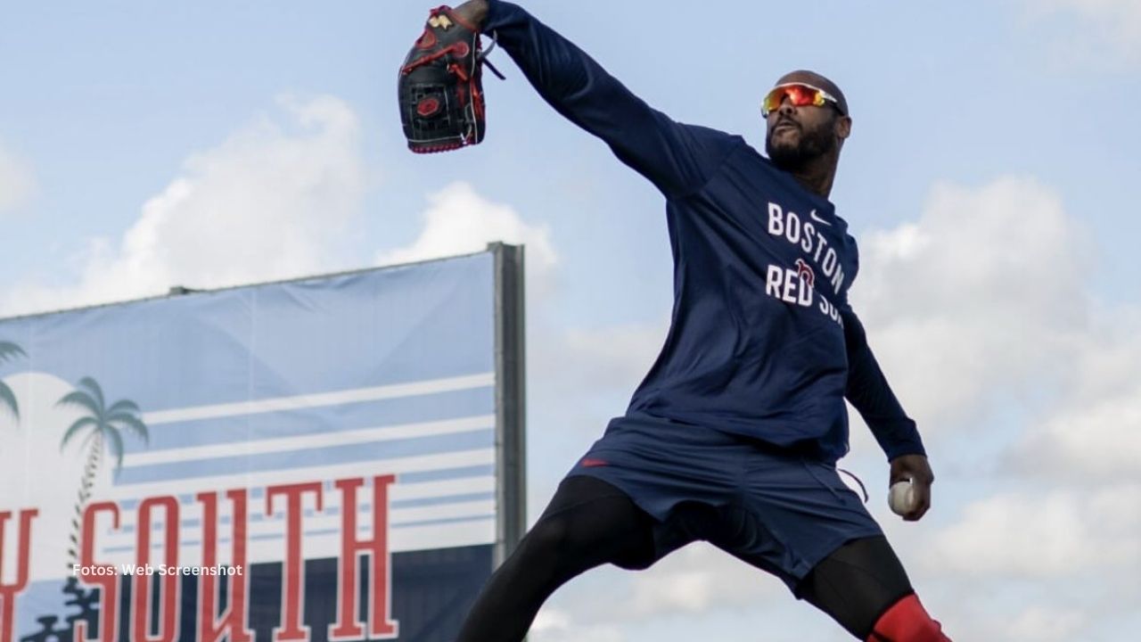 Aroldis Chapman dijo presente en los entrenamientos primaverales de la franquicia de Boston.